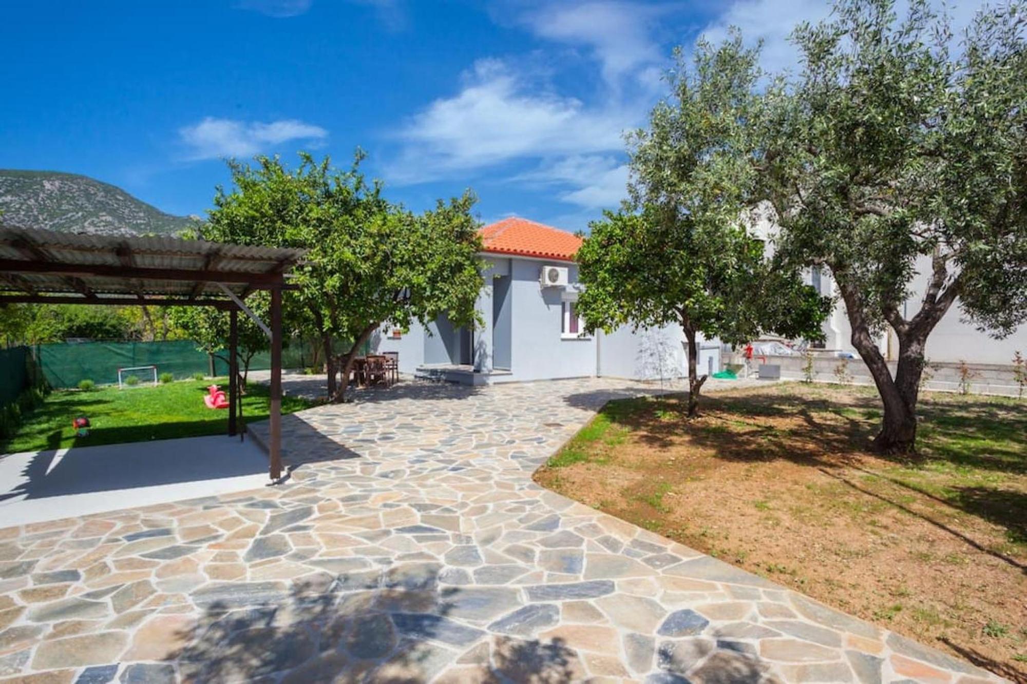 Aethra House In Agria Volou Villa Buitenkant foto